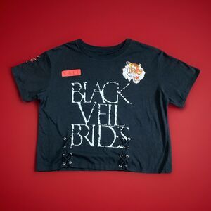 Hot Topic x Black Veil Brides Lace Up Womens Crop Top